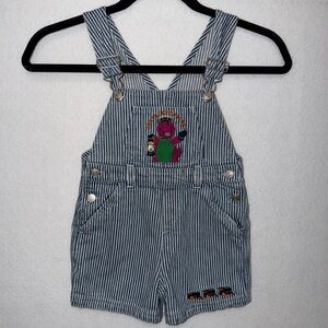 VTG 90's Barney Embroidered Conductor Shortall's.